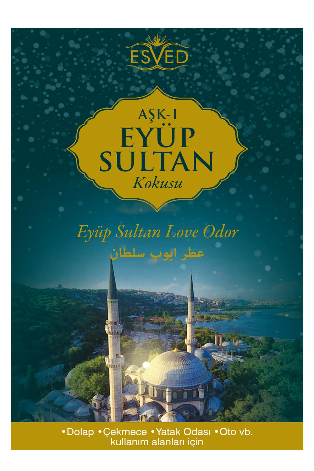 Eyüp Sultan Kokusu Sprey 400 Ml Dolap ve Çekmece Kokusu Hediyeli