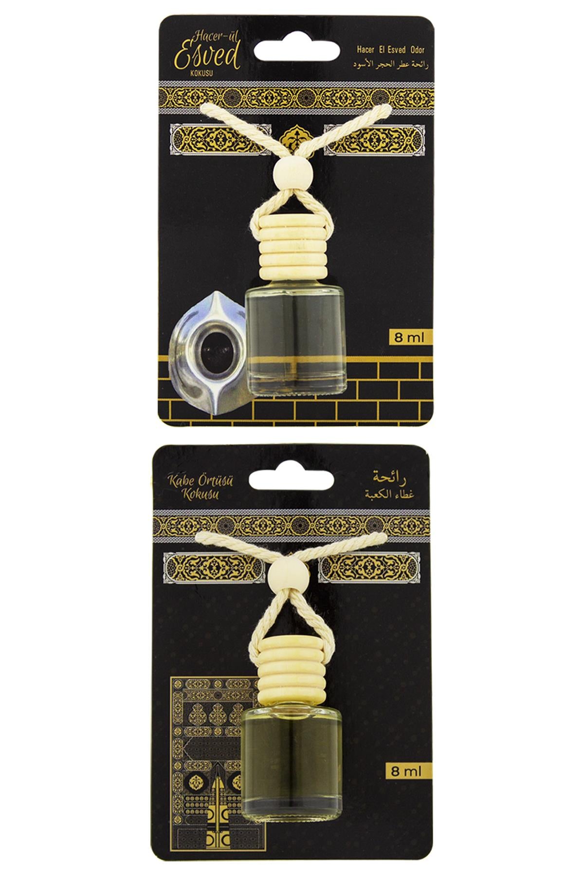 Hacerül Esved Kokusu Ve Kabe Örtüsü Kokusu 8 Ml Araba Kokusu Cam Şişe
