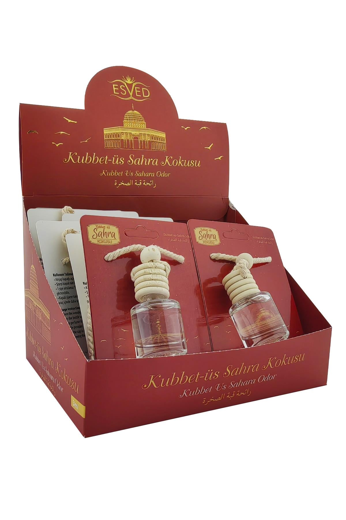 Kubbetüs Sahra Kokusu Araba Kokusu 8Ml 12li