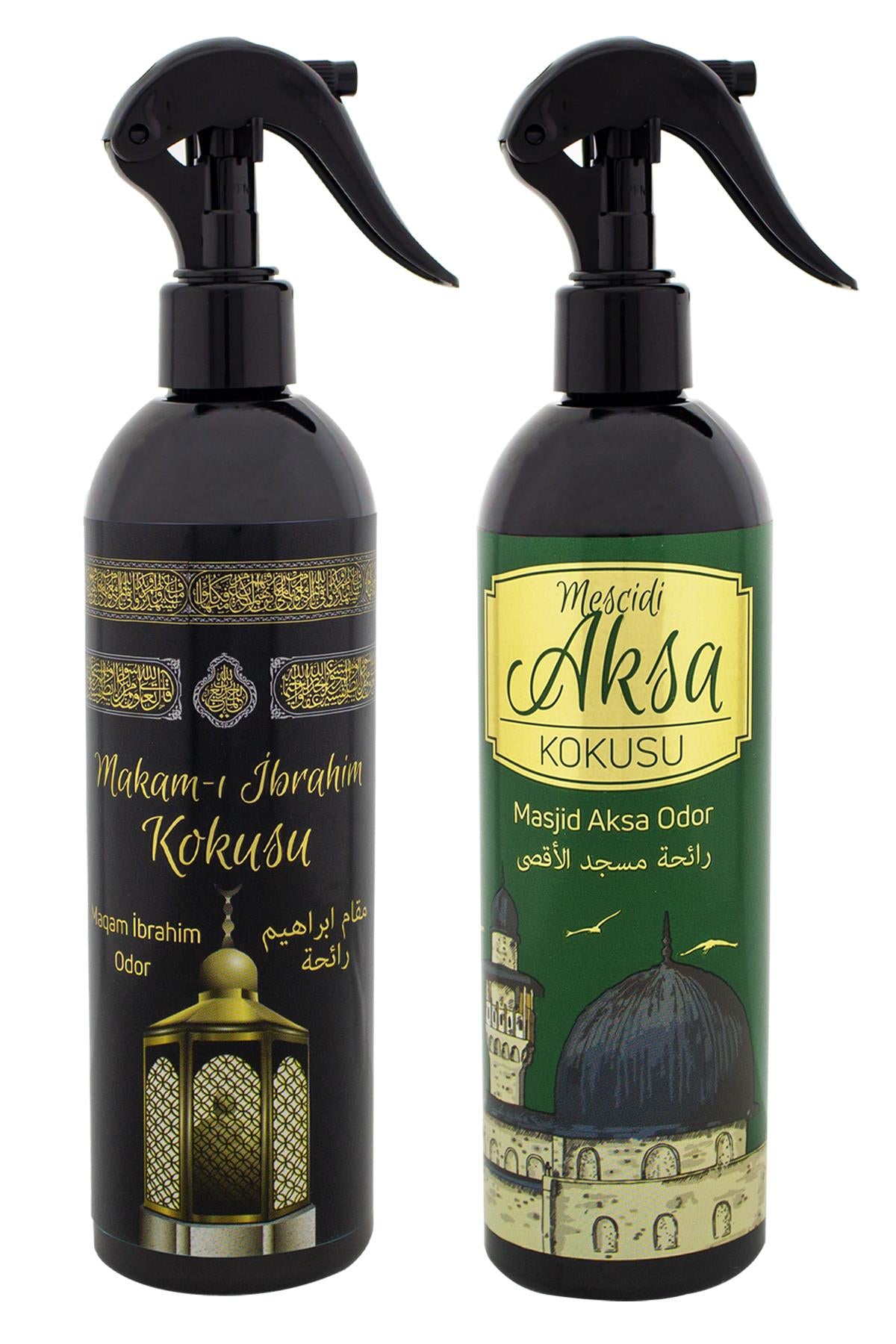 Makamı İbrahim Ve Mescidi Aksa Kokusu Sprey 400 Ml. Siyah
