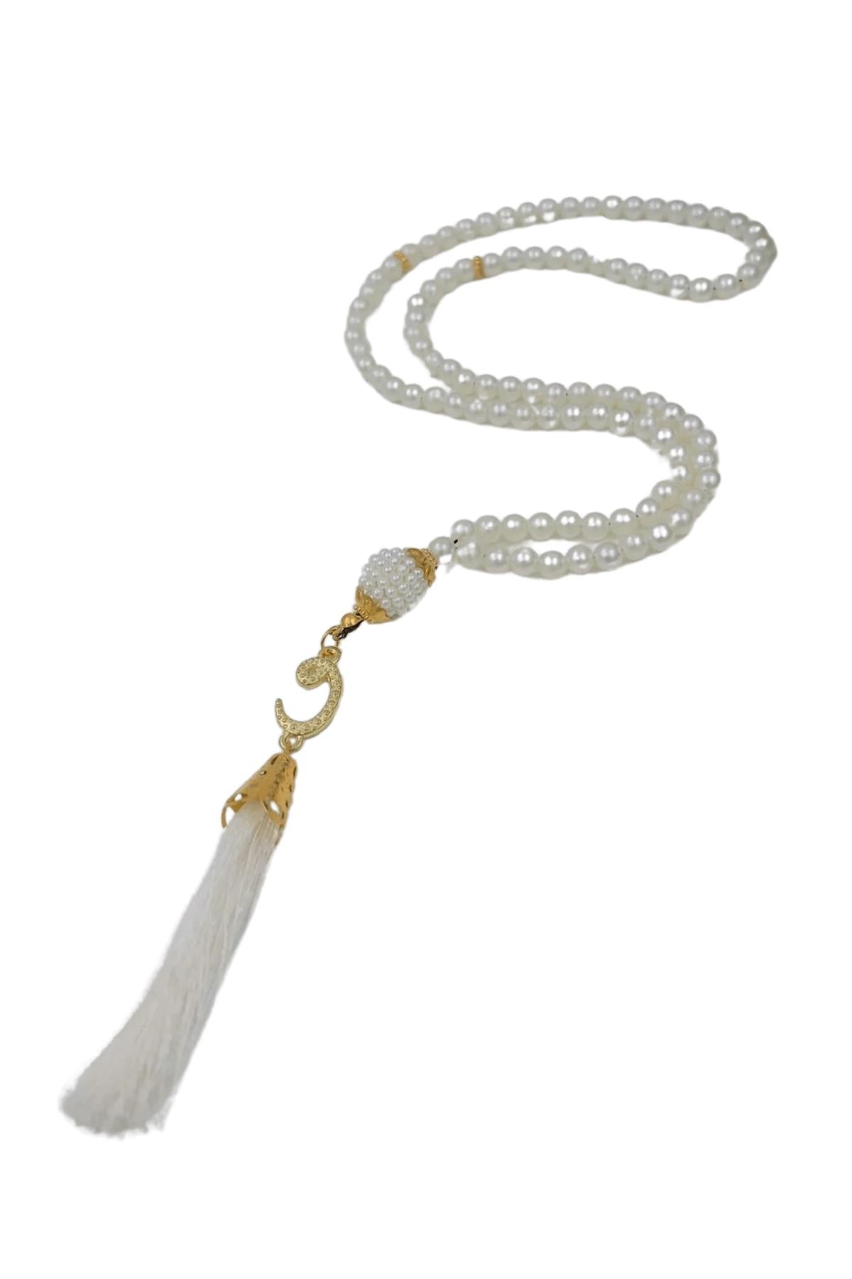 Medine Ravza Kokusu 400 Ml Sprey Kabe Kokulu İnci Görünümlü Plastik Beyaz Tesbih Tesbih Hediyeli