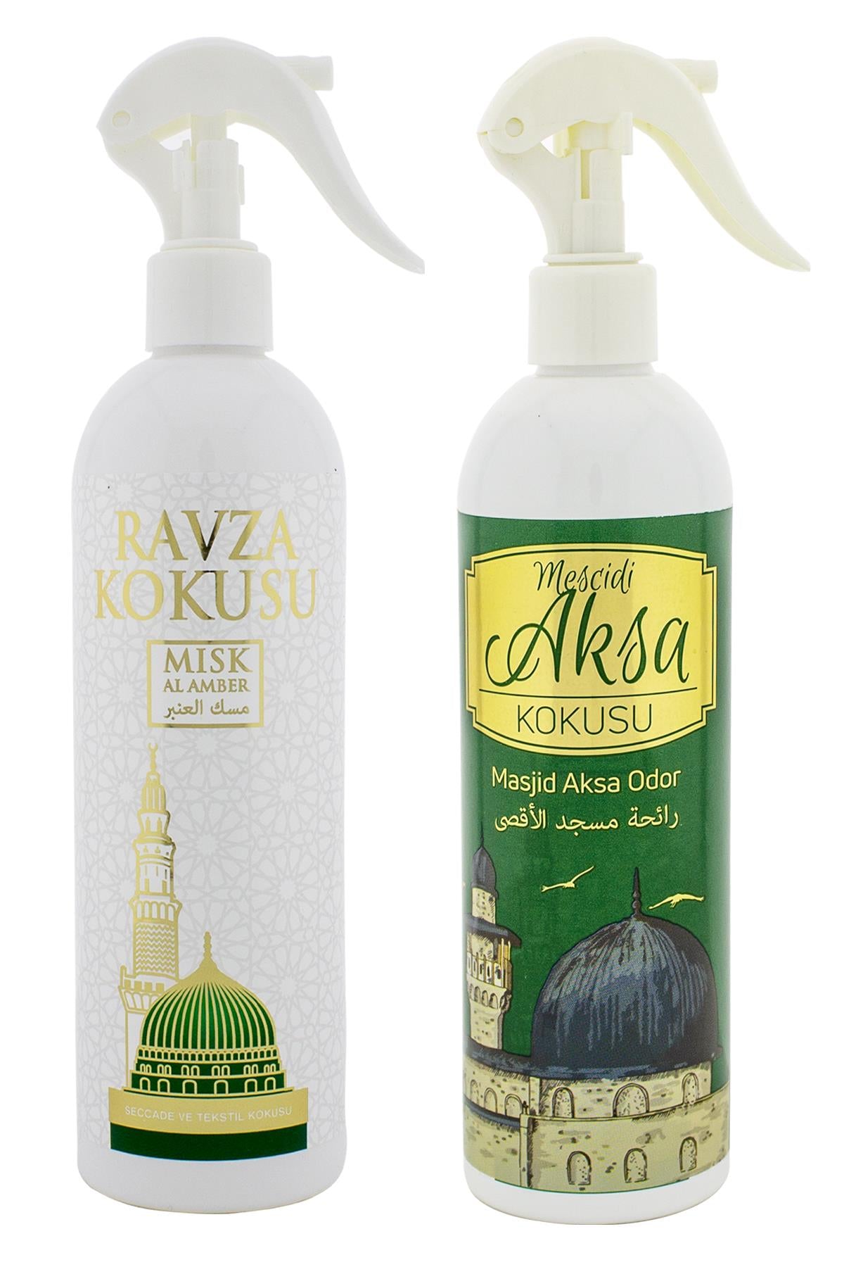 Medine Ravza Ve Mescidi Aksa Kokusu Sprey 400 Ml. Beyaz