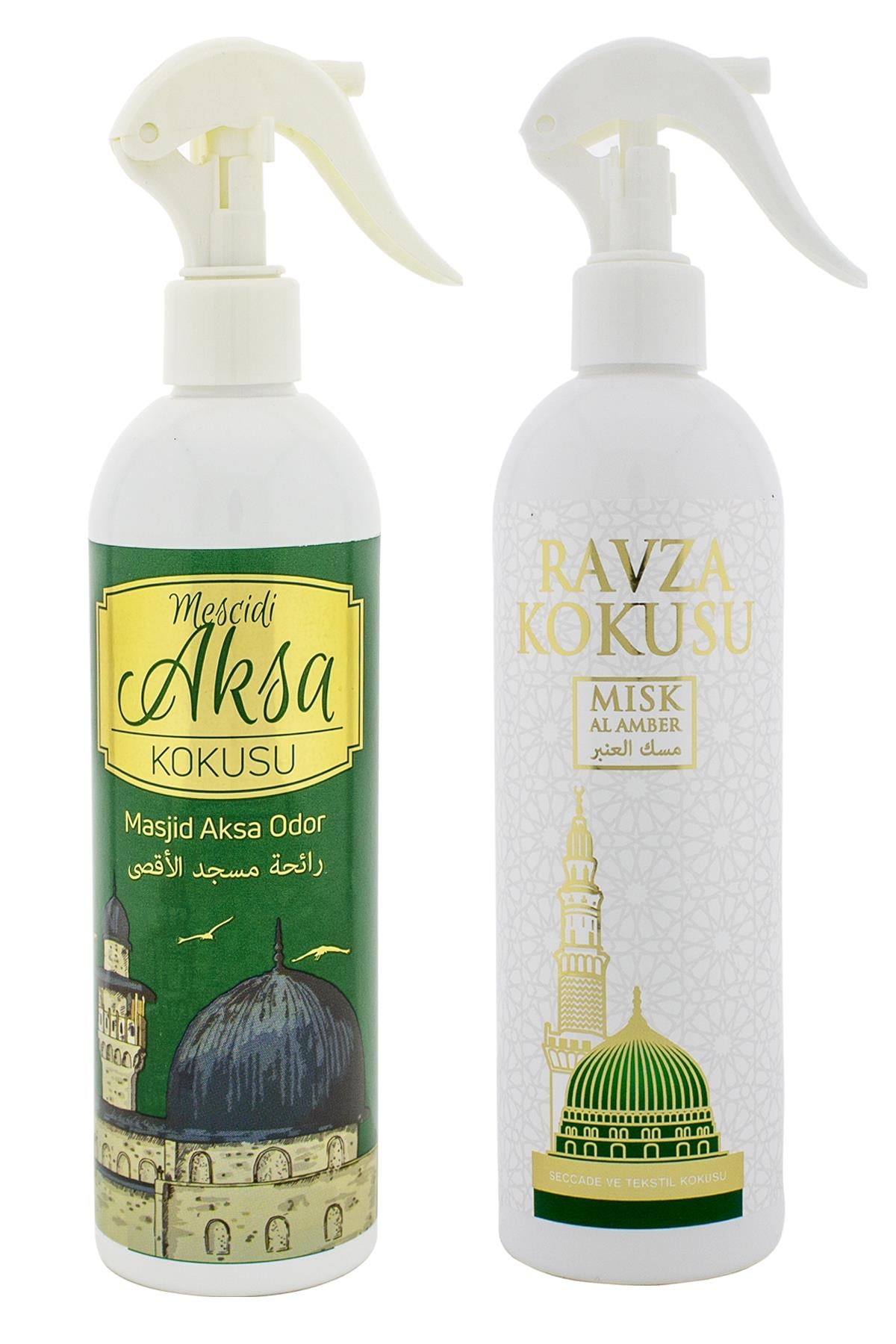Mescidi Aksa Ve Medine Ravza Kokusu Sprey 400 Ml. Beyaz