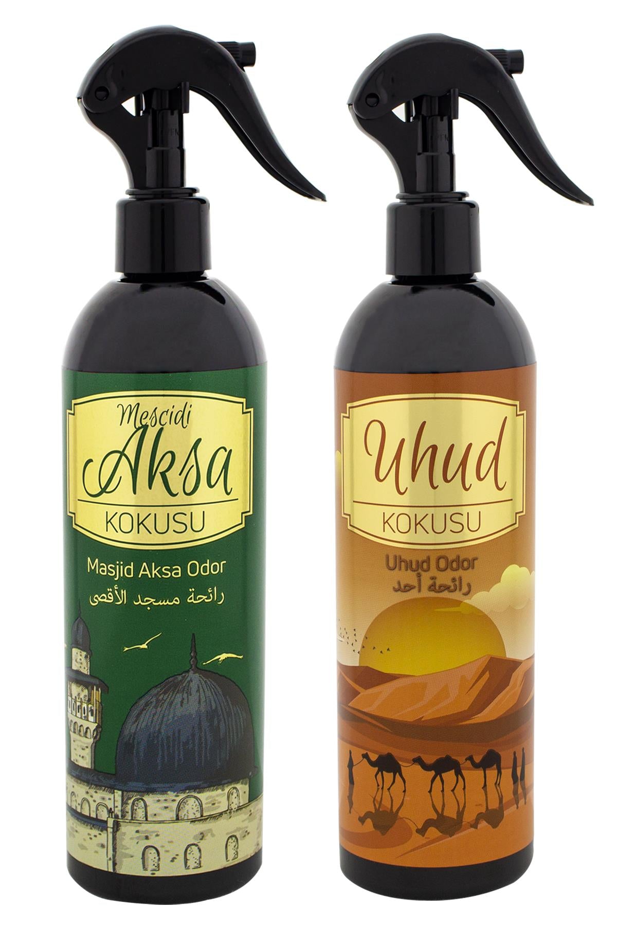 Mescidi Aksa Ve Uhud Kokusu Sprey 400 Ml. Siyah