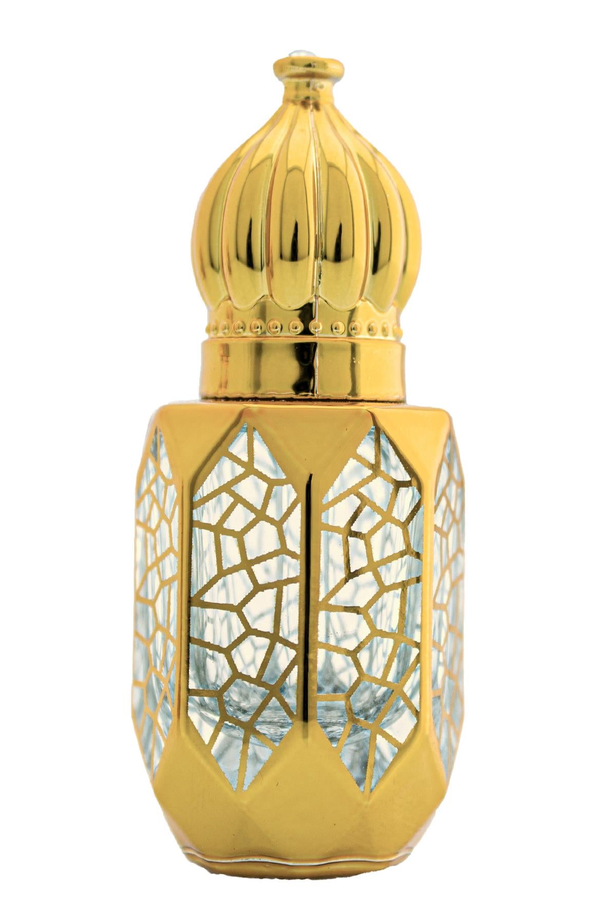 Parfüm Esans Cam Şişesi Gold Boş Esans Şişesi 8 Ml. Premium A108-8ML-1