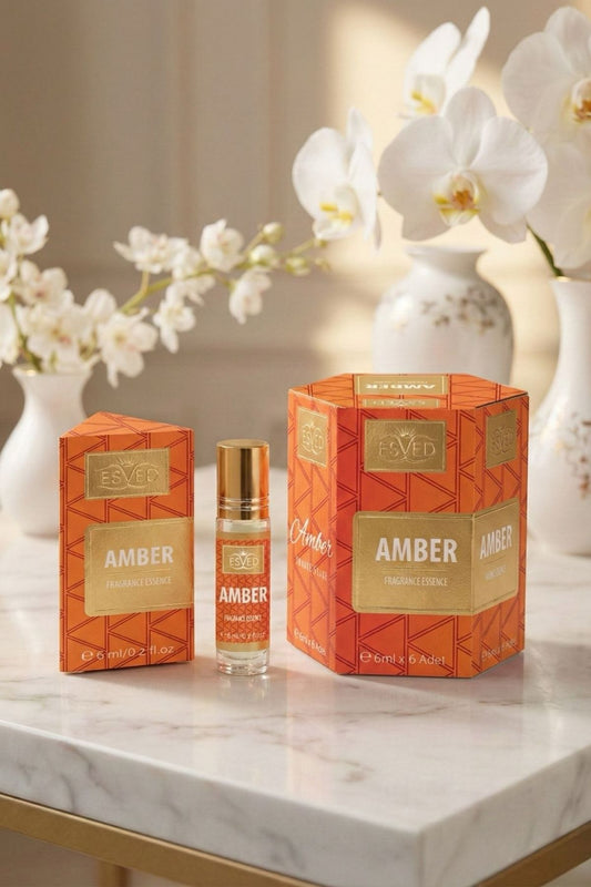 Amber Kokusu 6 Ml Alkolsüz Parfüm Hediyelik Kutuda