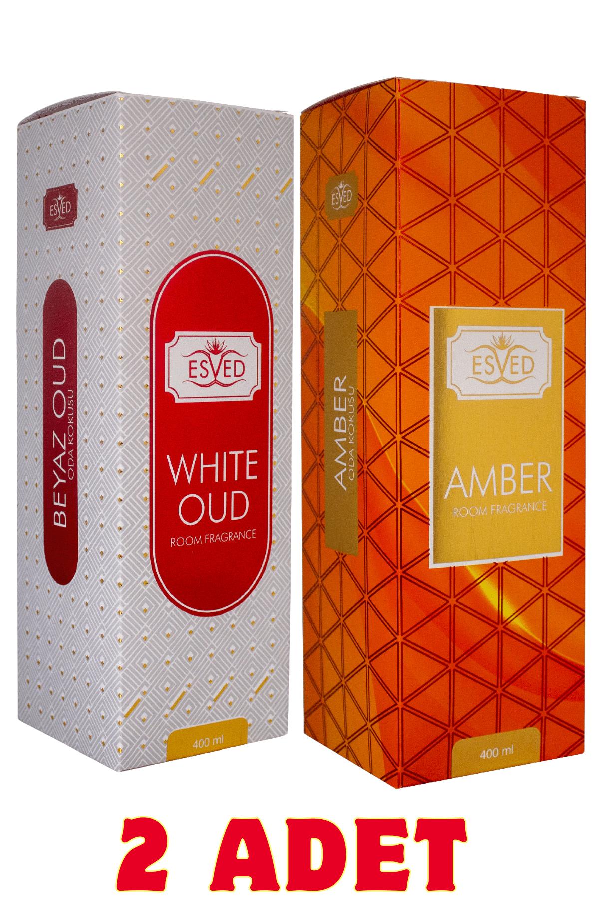 Amber ve Beyaz Oud & White Oud Oda Ve Kumaş Spreyi Seccade Spreyi Oda Kokusu Koku 400 ml