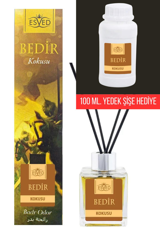 Bedir Kokusu 100 Ml Çubuklu Oda Kokusu Bedir Kokusu 100 ml. yedek dolum şişesi hediyeli