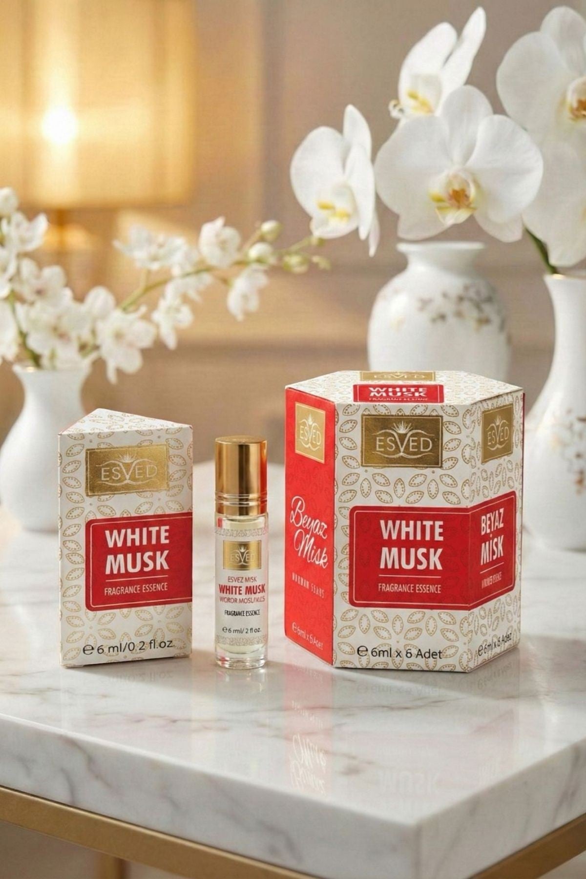 Beyaz Misk Kokusu 6 Ml Alkolsüz Parfüm Hediyelik Kutuda