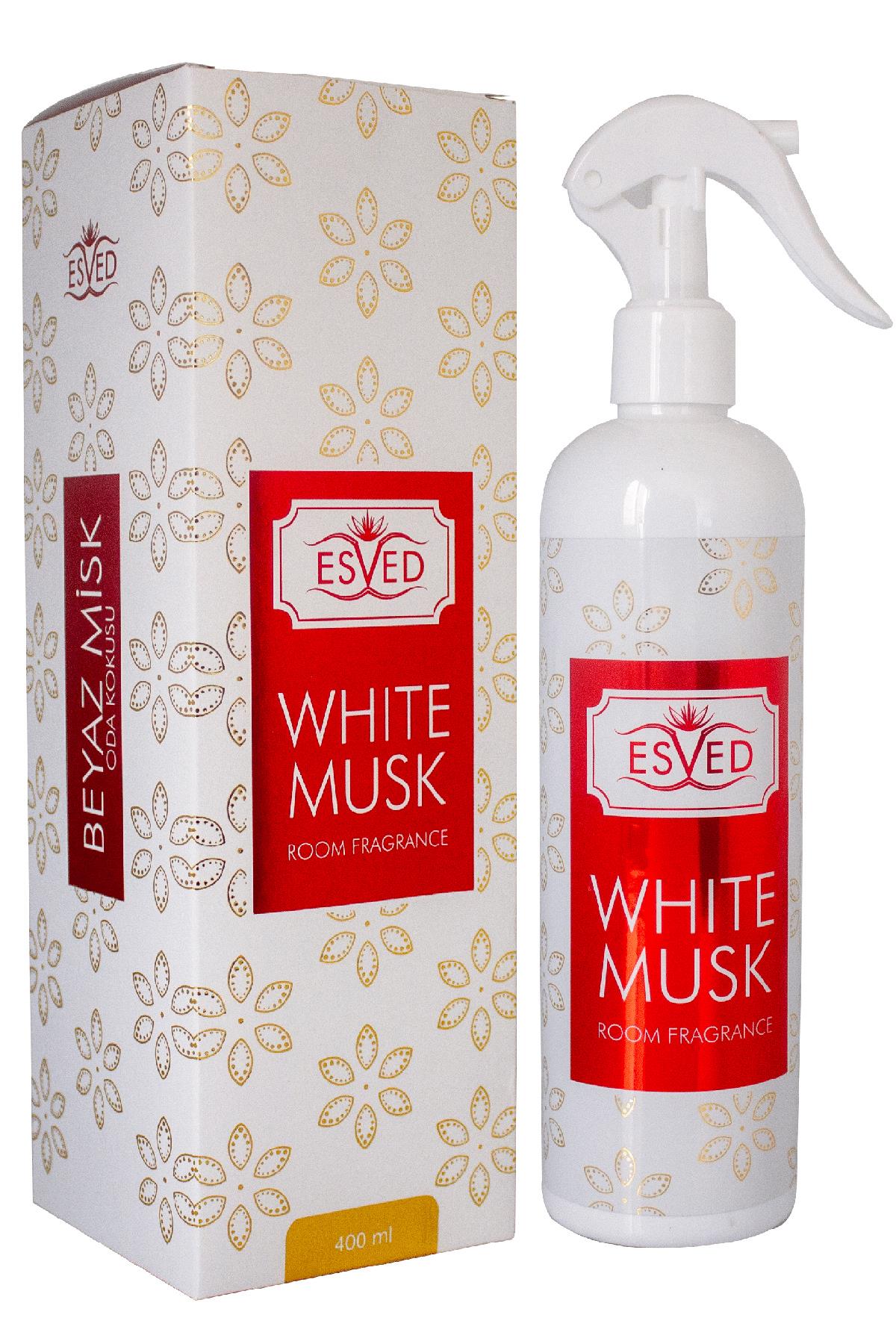 Beyaz Oud & White Oud ve Beyaz Misk & White Musk Oda Ve Kumaş Spreyi Seccade Spreyi Oda Kokusu Koku 400 ml