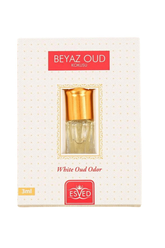 Beyaz Oud Kokusu Alkolsüz Esans 3ml