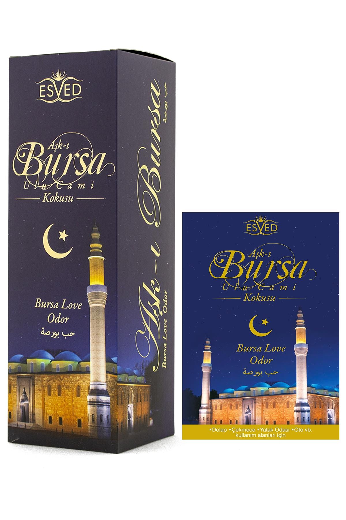 Bursa Ulu Cami Kokusu Sprey 400 Ml Dolap ve Çekmece Kokusu Hediyeli