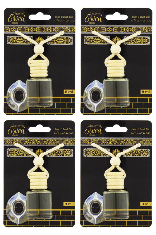 Hacerül Esved Kokusu 8 Ml Araba Kokusu Cam Şişe 4 Adet