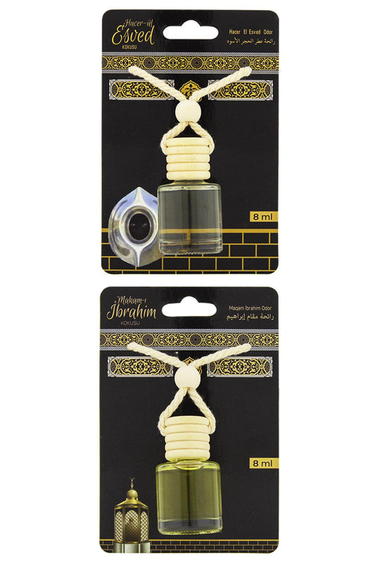 Hacerül Esved Kokusu Ve Makamı İbrahim Kokusu 8 Ml Araba Kokusu Cam Şişe