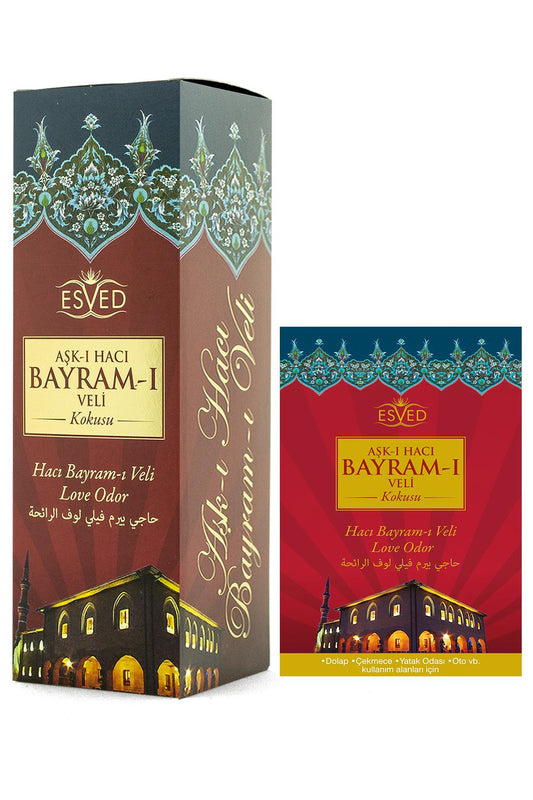 Hacı Bayram Veli Kokusu Sprey 400 Ml Dolap ve Çekmece Kokusu Hediyeli