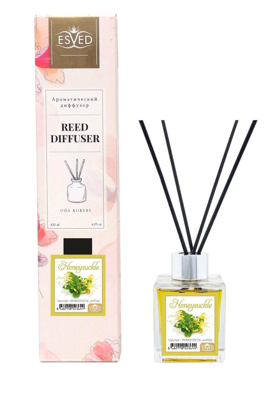 Hanımeli Kokusu 100 Ml Çubuklu Oda Kokusu Yedek Dolum Şişesi Hediyeli