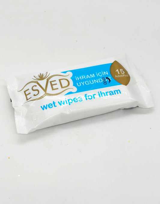 Unparfümierte Feuchttücher für den Ihram