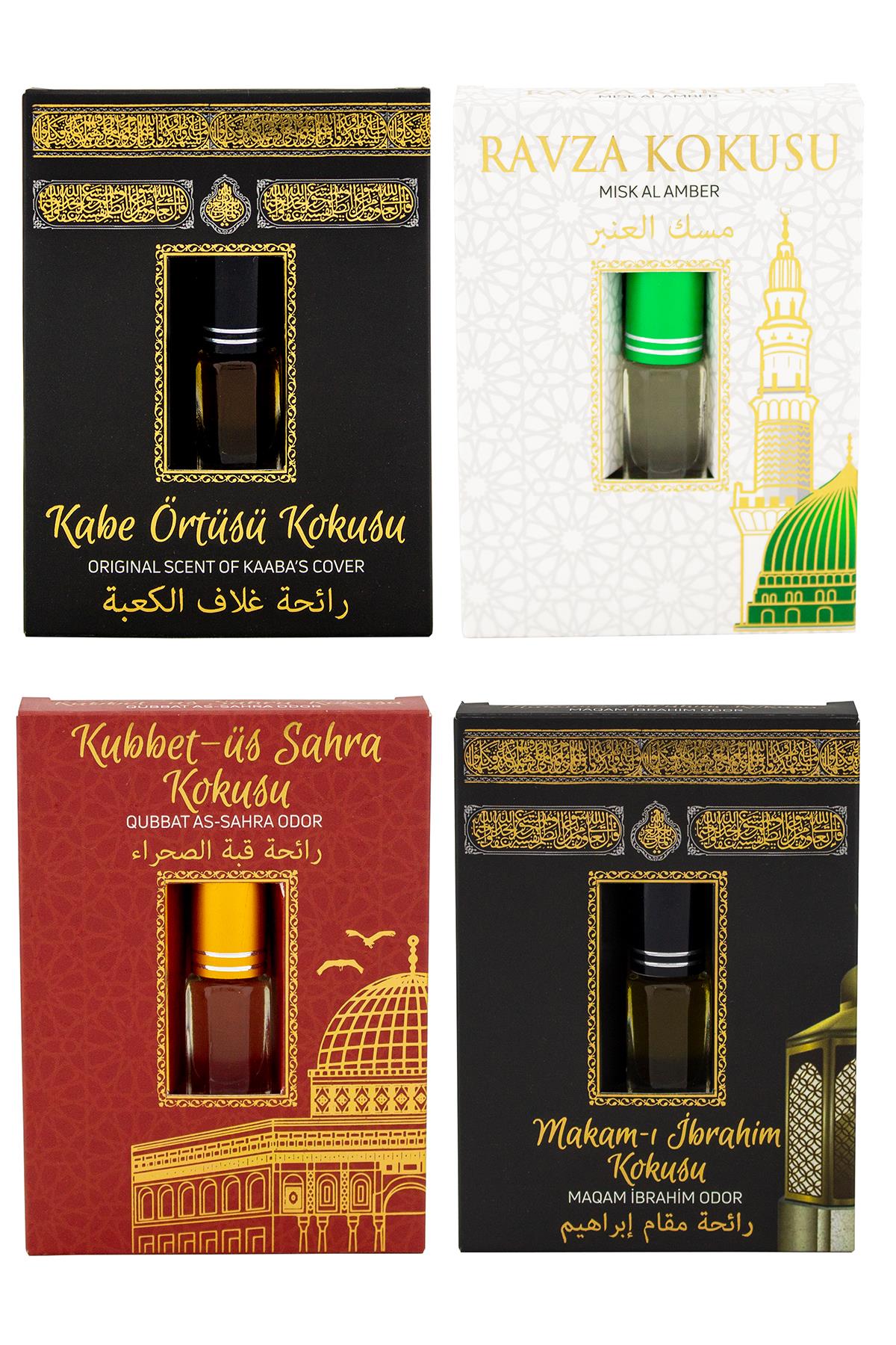 Kabe Örtüsü Kokusu Medine Ravza Kokusu Kubbetül Sahra Kokusu ve Makamı İbrahim kokusu Alkolsüz Esans 3ml