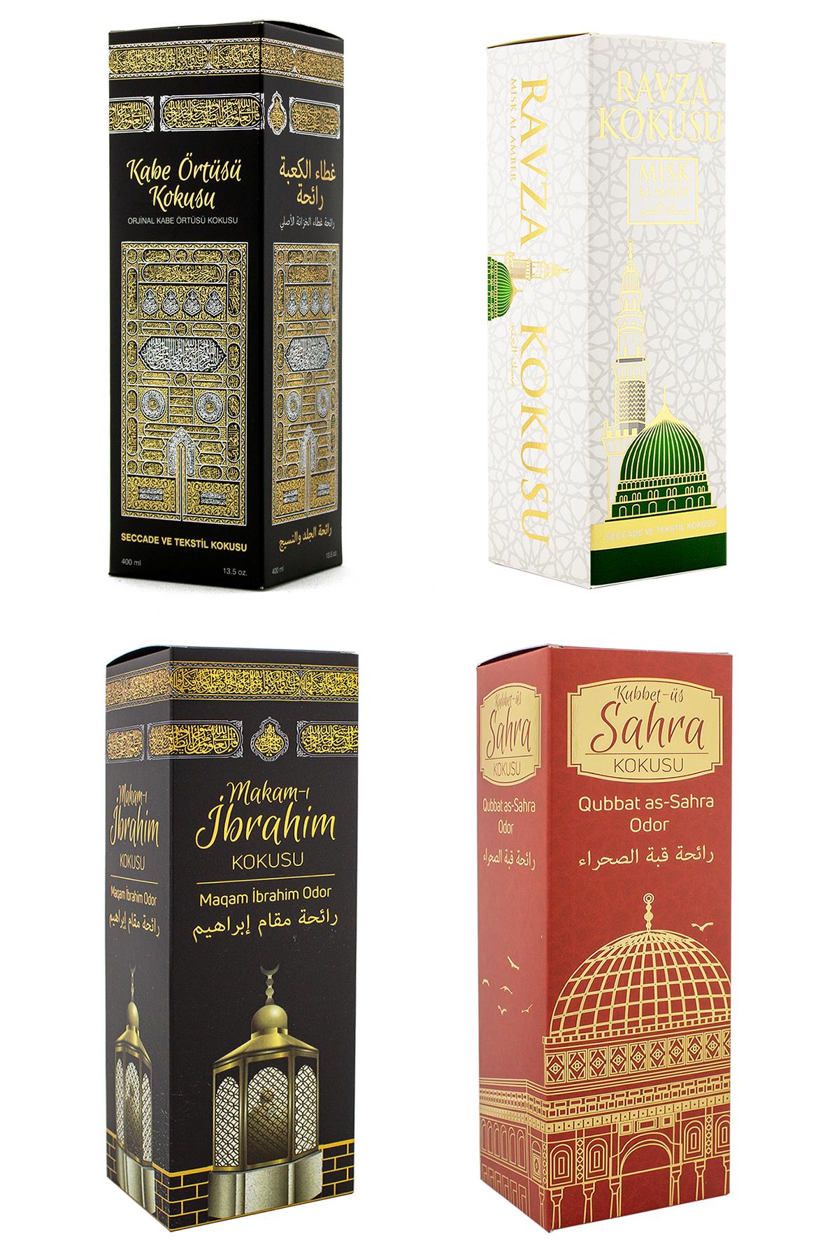 Kabe Örtüsü Kokusu Medine Ravza Kokusu Makamı İbrahim Kokusu Ve Kubbetül Sahra Kokusu Sprey 400 Ml.