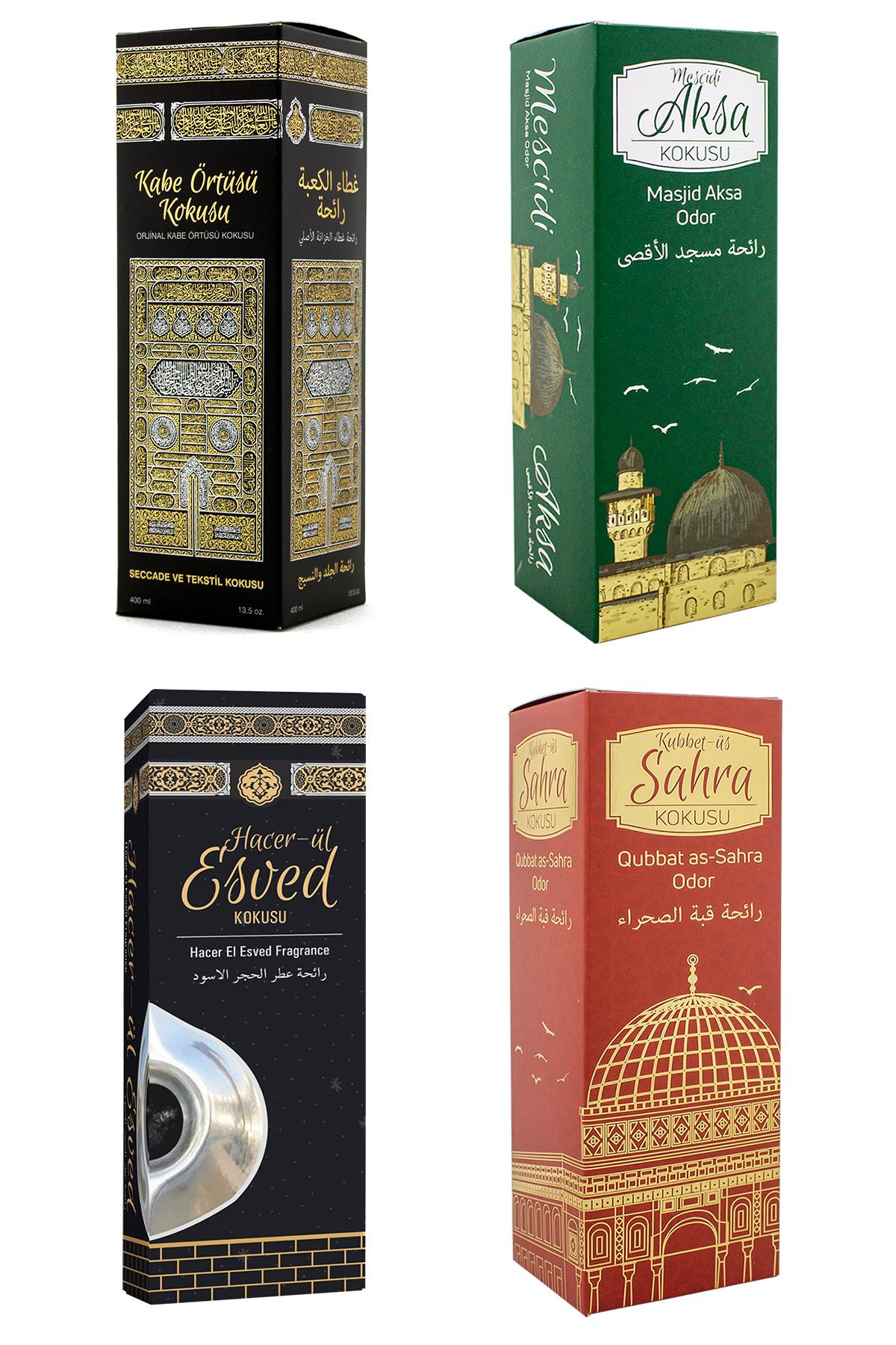 Kabe Örtüsü Kokusu Mescidi Aksa Kokusu Hacerül Esved Kokusu Ve Kubbetül Sahra kokusu Sprey 400 Ml.