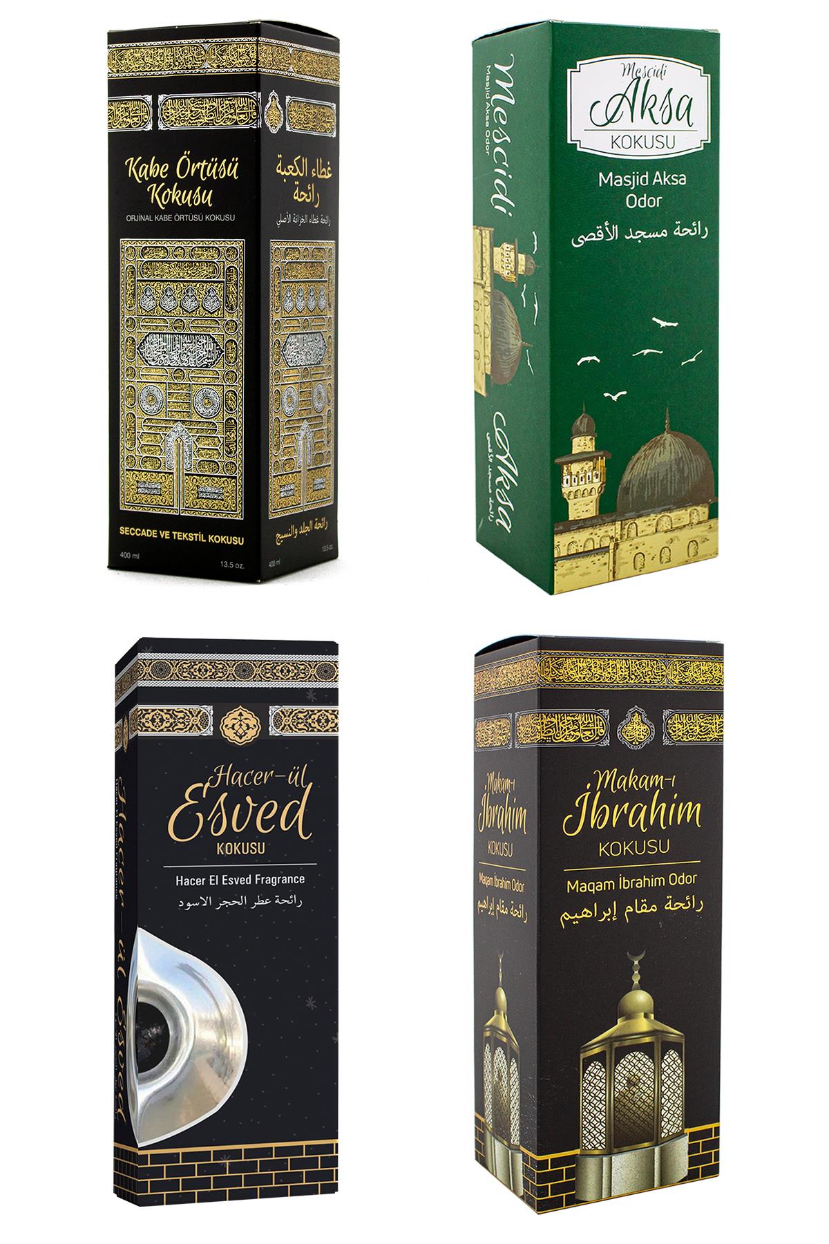 Kabe Örtüsü Kokusu Mescidi Aksa Kokusu Hacerül Esved Kokusu Ve Makamı İbrahim kokusu Sprey 400 Ml.