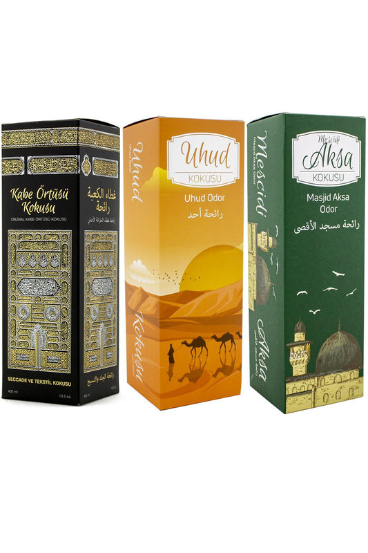 Kabe Örtüsü kokusu Uhud Kokusu Mescidi Aksa Kokusu Sprey 400 Ml.