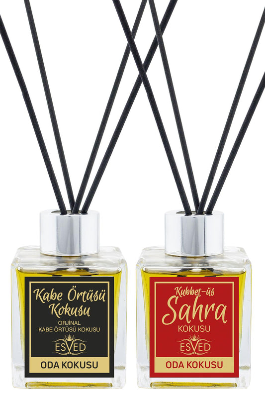 Kabe Örtüsü Kokusu Ve Kubbetüs Sahra Kokusu 100 Ml Çubuklu Oda Kokusu
