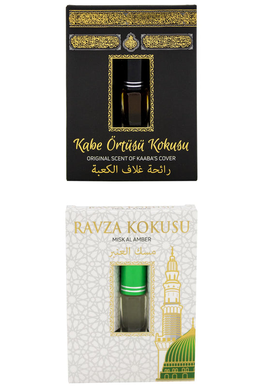 Kabe Örtüsü Kokusu Ve Medine Ravza Kokusu Alkolsüz Esans 3ml