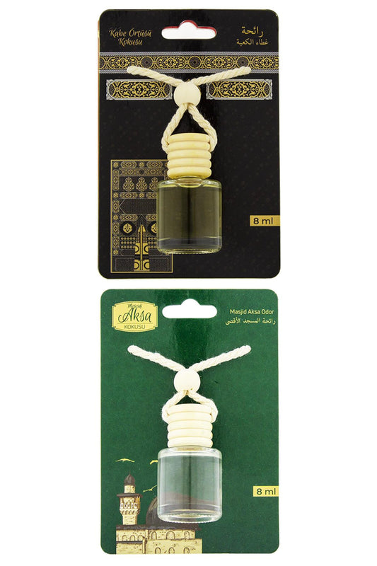 Kabe Örtüsü Kokusu Ve Mescidi Aksa Kokusu 8 Ml Araba Kokusu Cam Şişe