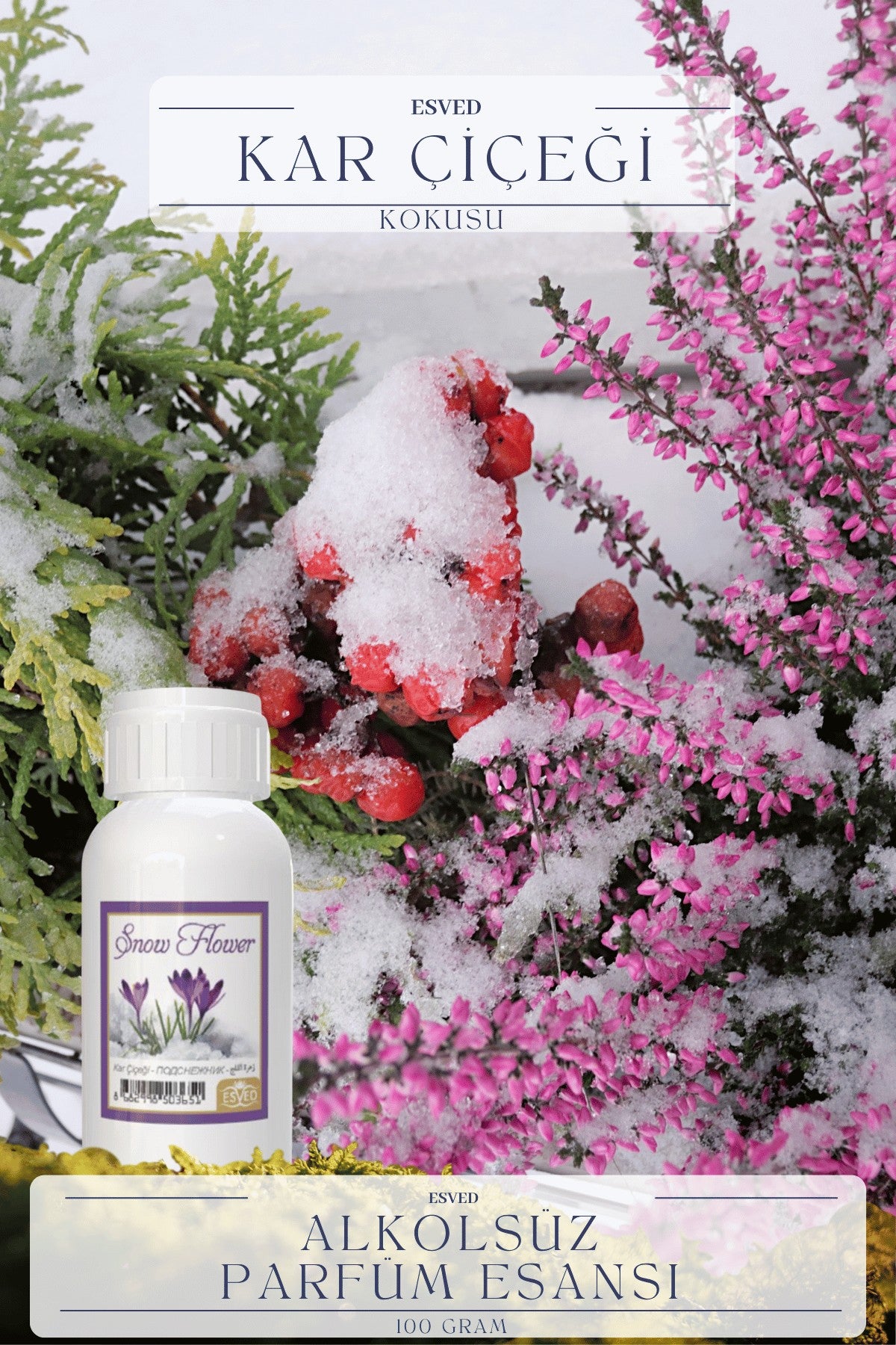 Kar Çiçeği Kokusu Parfüm Esansı 100 Gr