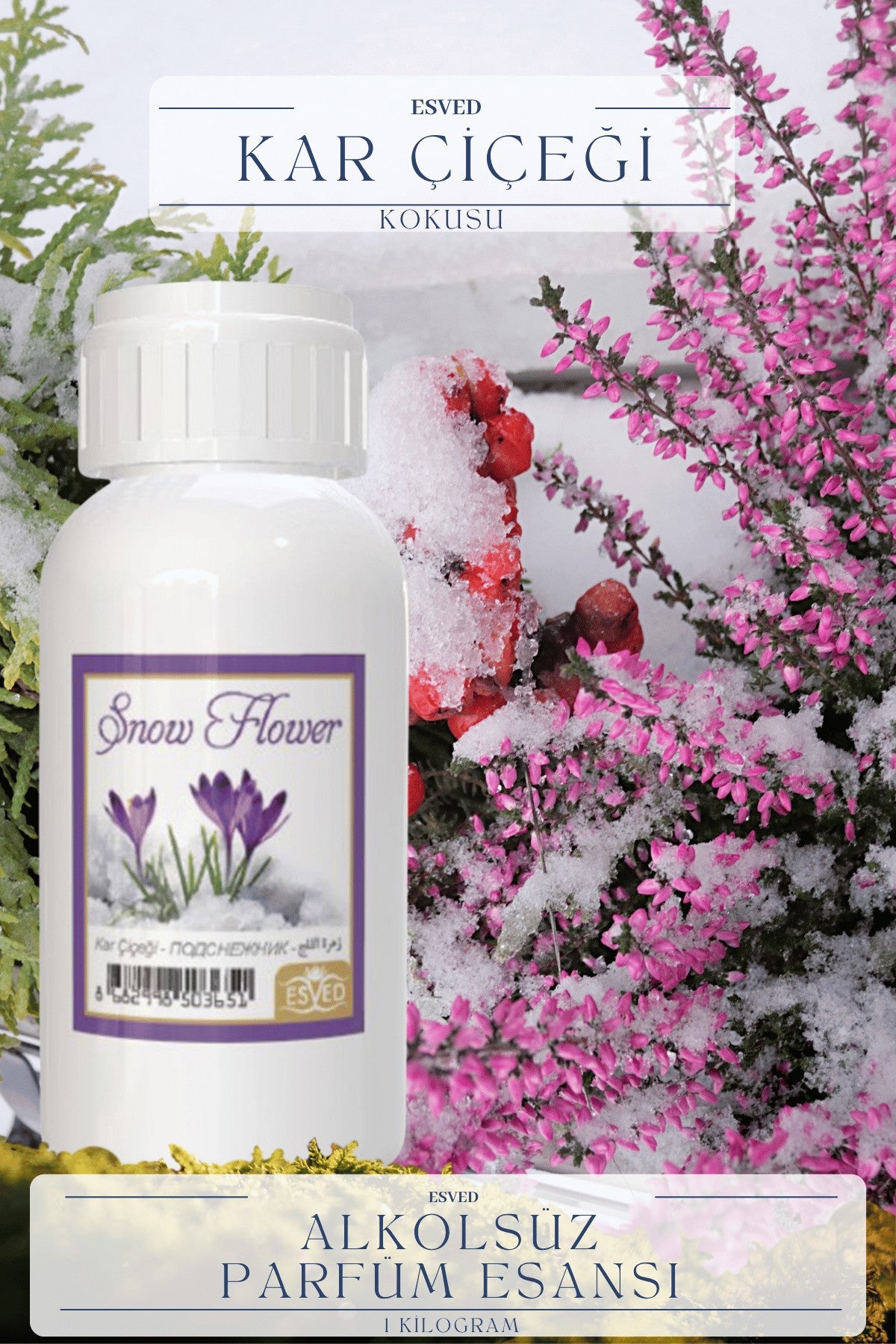 Kar Çiçeği Kokusu Toptan Parfüm Esansı 1 Kilogram