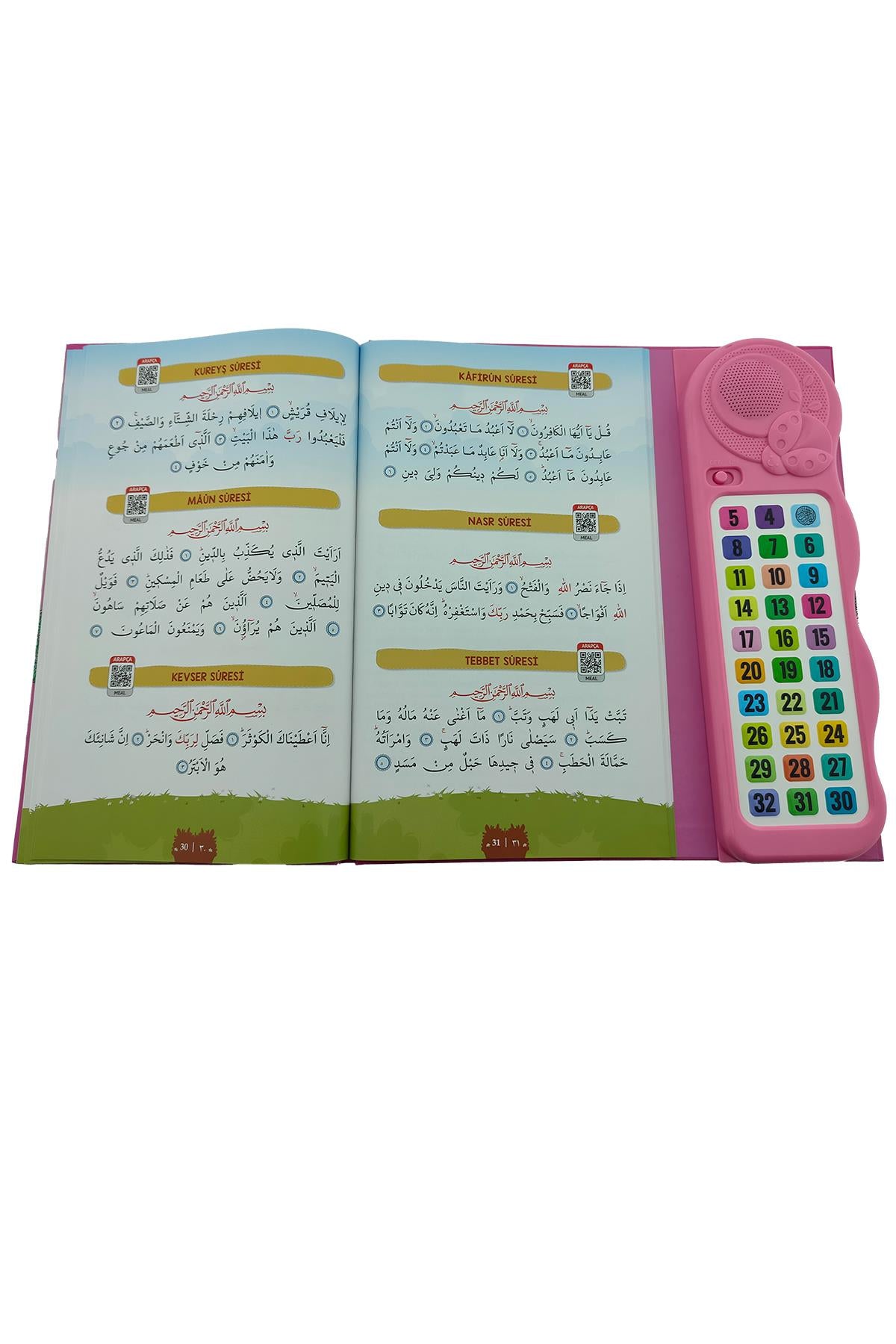 Kendi Kendime 10 Saat’de Kuran Öğreniyorum Sesli Cihazlı Kitap Pembe