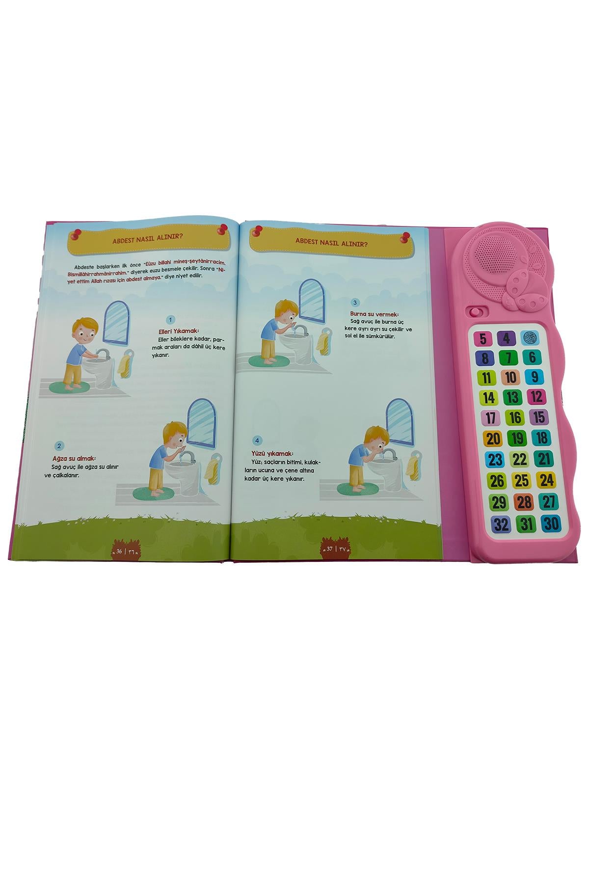 Kendi Kendime 10 Saat’de Kuran Öğreniyorum Sesli Cihazlı Kitap Pembe