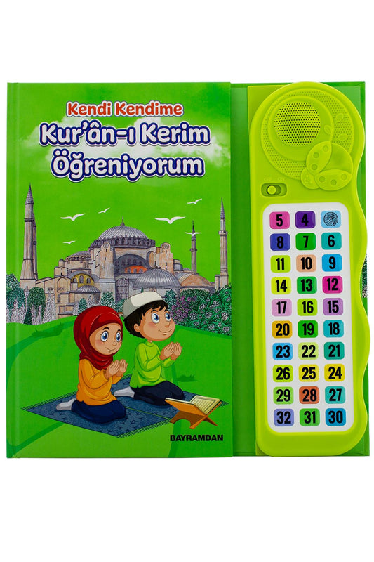 Kendi Kendime 10 Saat’de Kuran Öğreniyorum Sesli Cihazlı Kitap Yeşil
