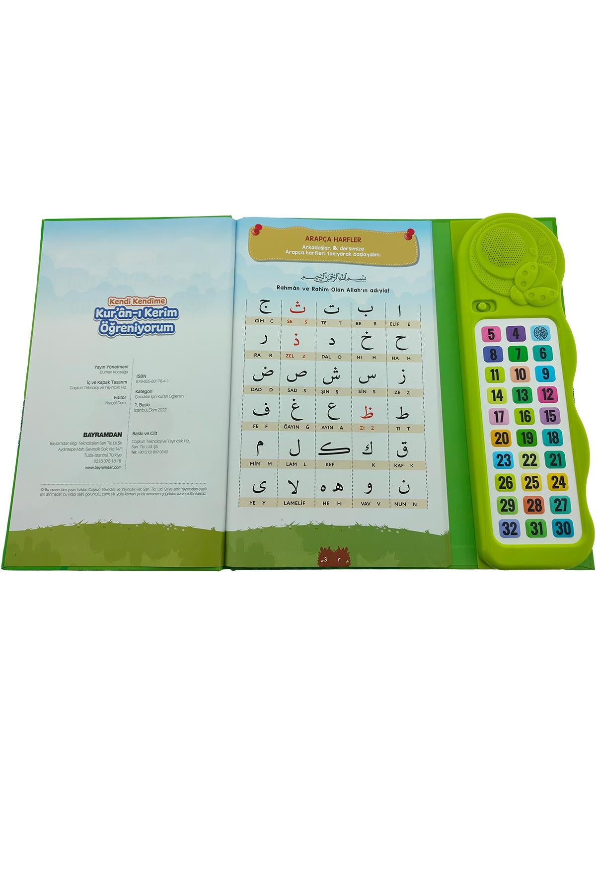 Kendi Kendime 10 Saat’de Kuran Öğreniyorum Sesli Cihazlı Kitap Yeşil