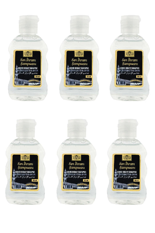 Kokusuz Sıvı Şampuan Kokusuz Ihram Şampuanı Kokusuz Şampuan Hac Ve Umre Için Kokusuz Şampuan 6 Adet