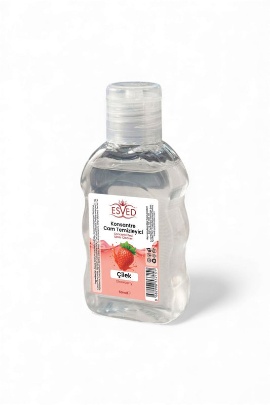 Konsantre Cam Temizleme Sabunu Çilek Parfümlü 50 ml 10 adet
