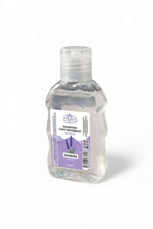 Konsantre Cam Temizleme Sabunu Lavanta Parfümlü 50 ml 10 adet