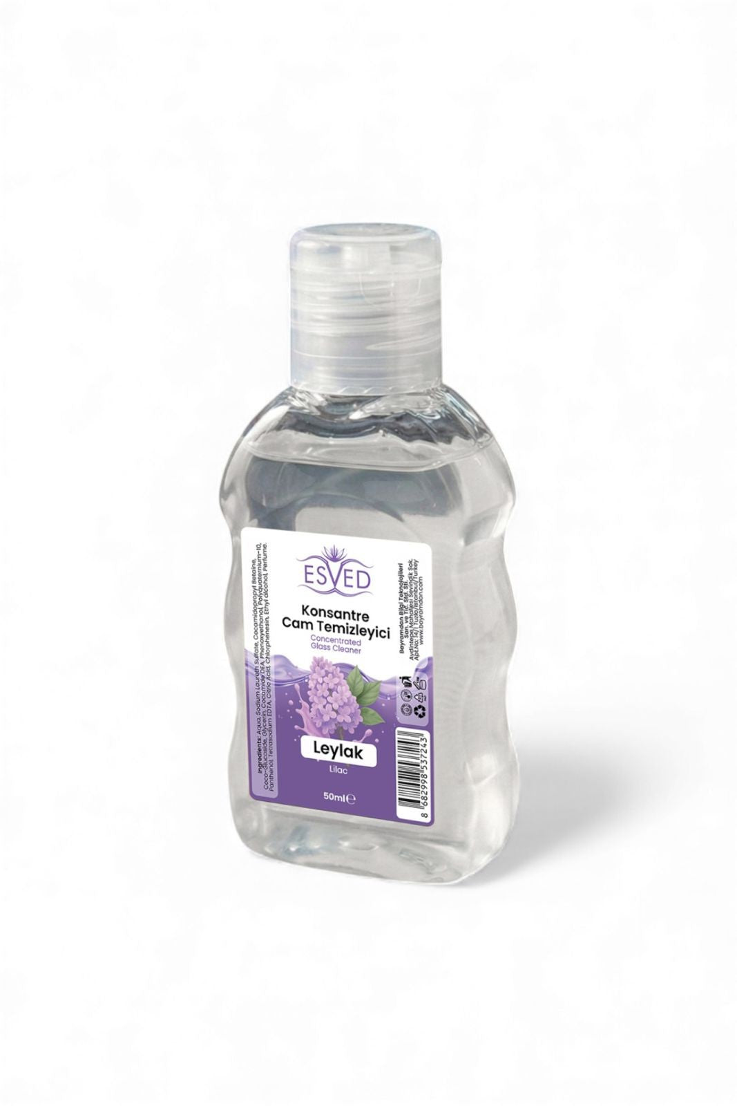 Konsantre Cam Temizleme Sabunu Leylak Parfümlü 50 ml 10 adet