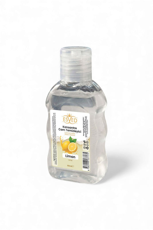 Konsantre Cam Temizleme Sabunu Limon Parfümlü 50 ml 10 adet