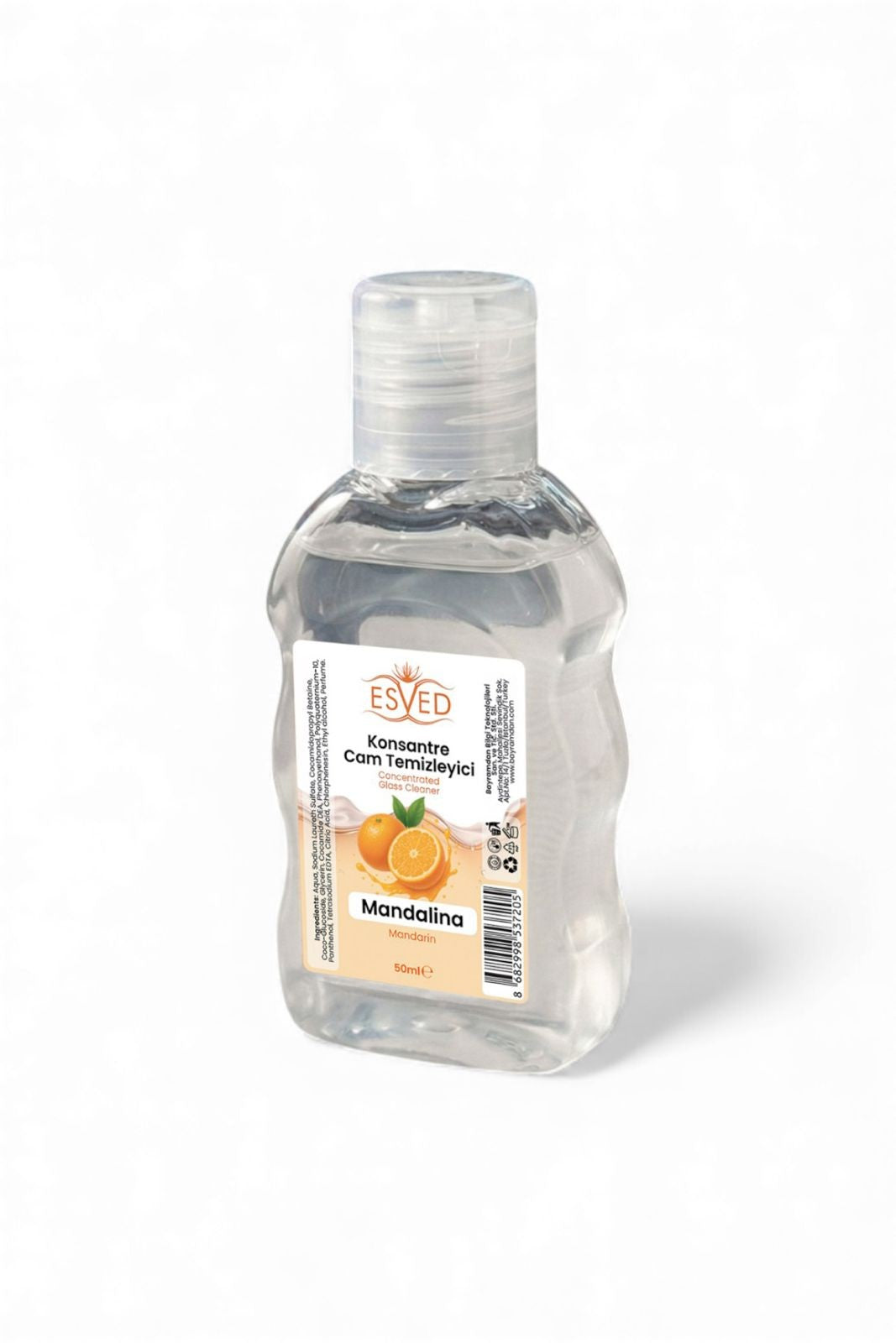 Konsantre Cam Temizleme Sabunu Mandalina Parfümlü 50 ml 10 adet