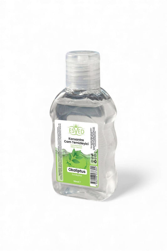 Konsantre Cam Temizleme Sabunu Okaliptus Parfümlü 50 ml 10 adet