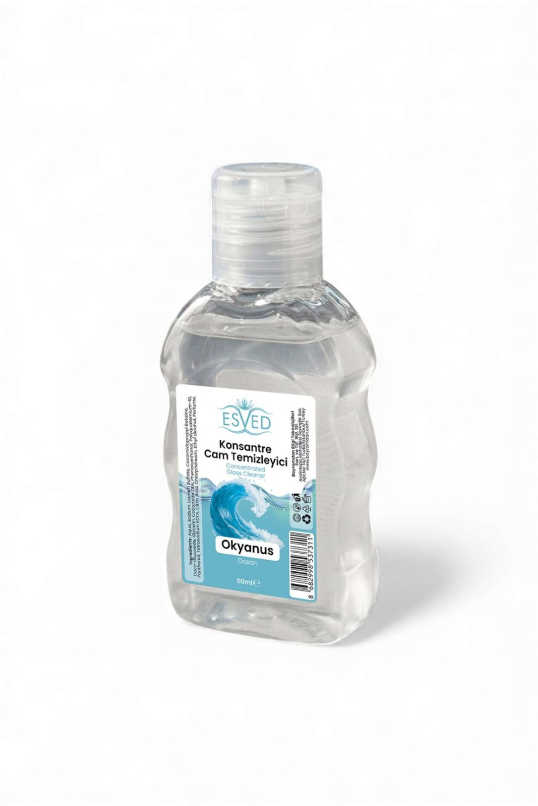 Konsantre Cam Temizleme Sabunu Okyanus Parfümlü 50 ml 10 adet