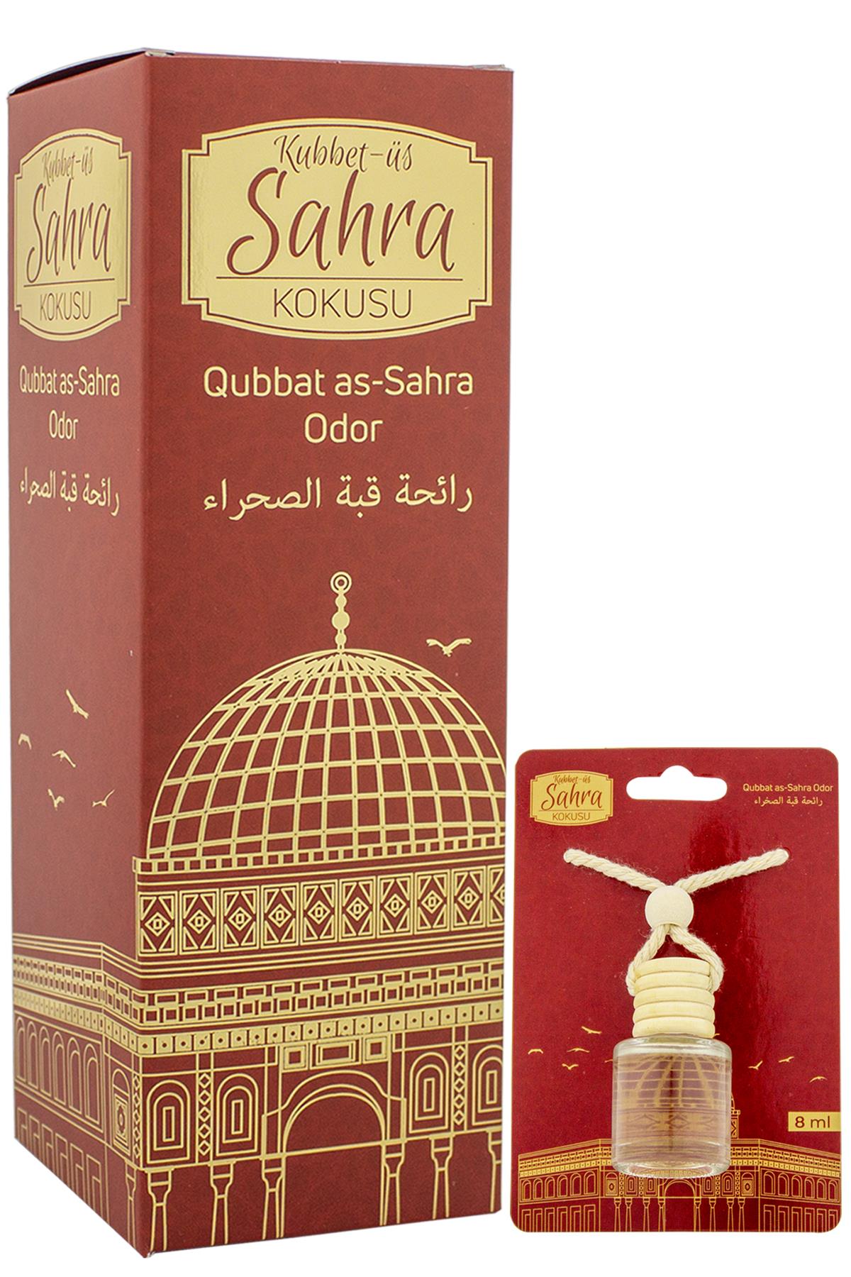 Kubbetüs Sahra Kokusu 400ml Sprey Ve Kubbetüs Sahra Kokusu 8 Ml Araba Kokusu Cam Şişe