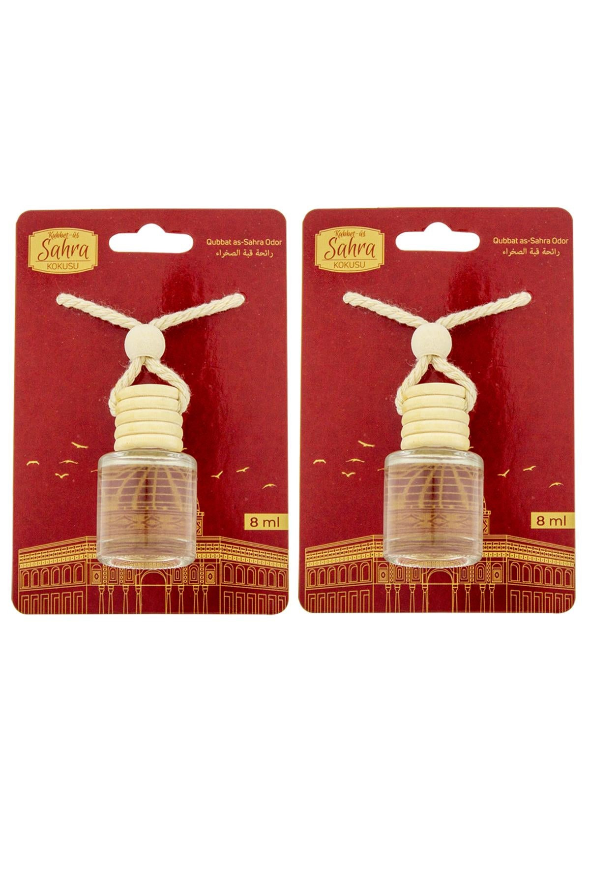 Kubbetüs Sahra Kokusu 8 Ml Araba Kokusu Cam Şişe 2 Adet