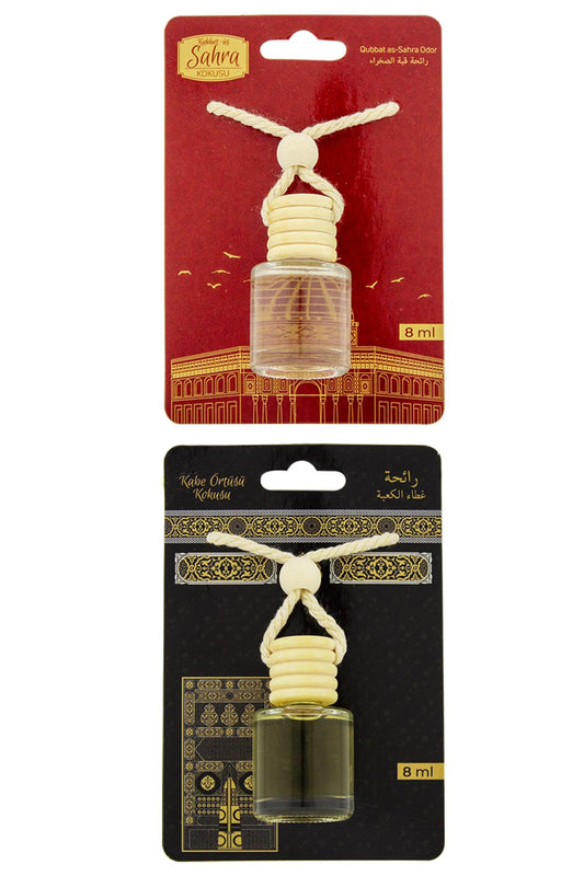 Kubbetüs Sahra Kokusu Ve Kabe Örtüsü Kokusu 8 Ml Araba Kokusu Cam Şişe