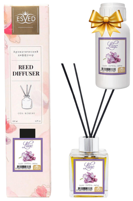 Leylak Kokusu 100 Ml Çubuklu Oda Kokusu Yedek Dolum Şişesi Hediyeli