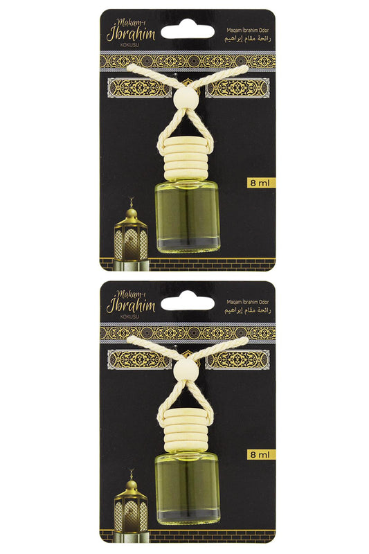 Makamı İbrahim Kokusu 8 Ml Araba Kokusu Cam Şişe 2 Adet