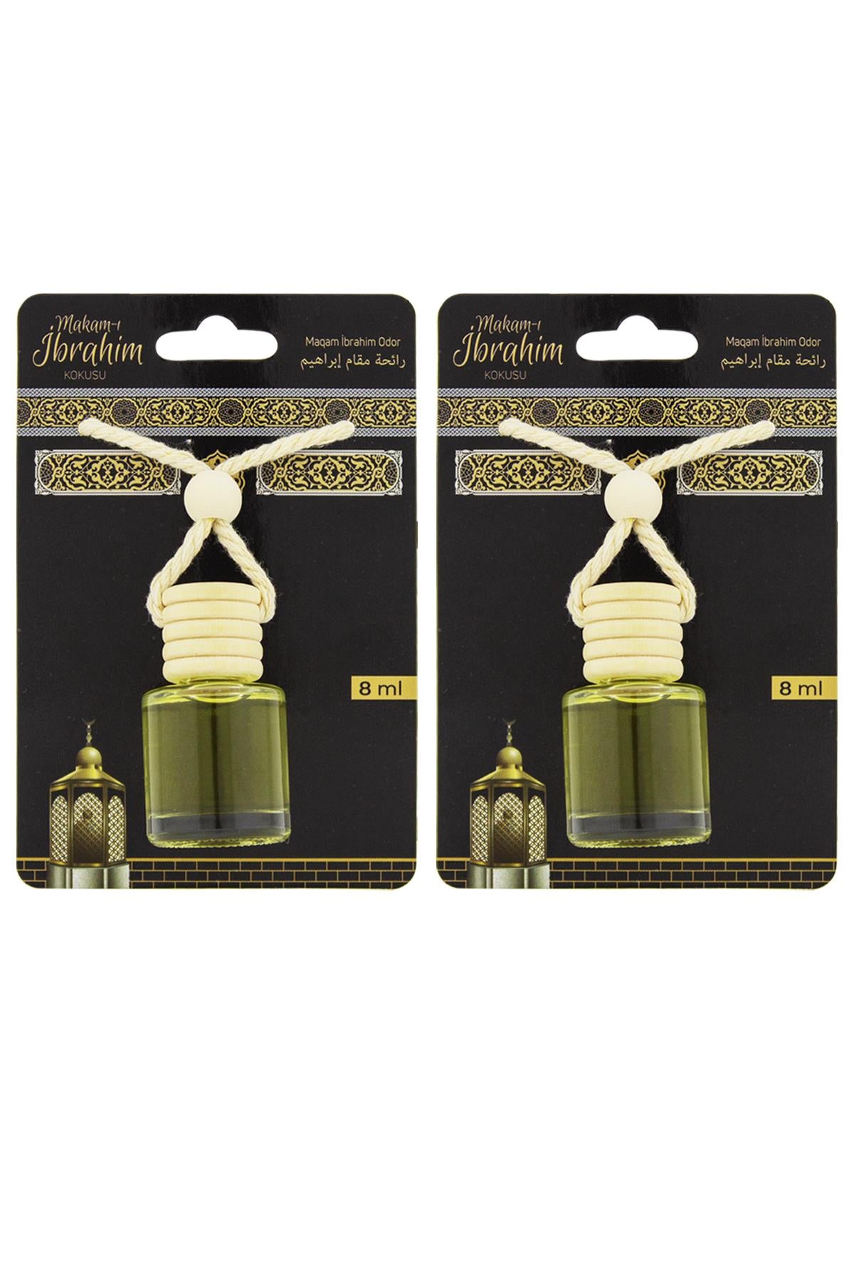 Makamı İbrahim Kokusu 8 Ml Araba Kokusu Cam Şişe 2 Adet