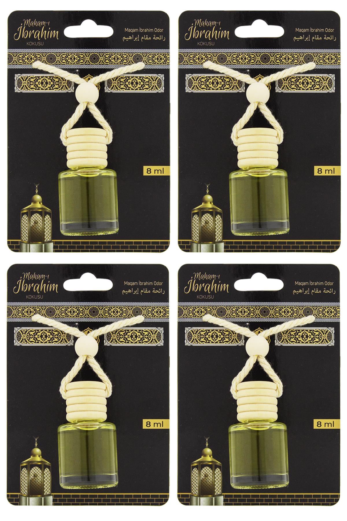 Makamı İbrahim Kokusu 8 Ml Araba Kokusu Cam Şişe 4 Adet